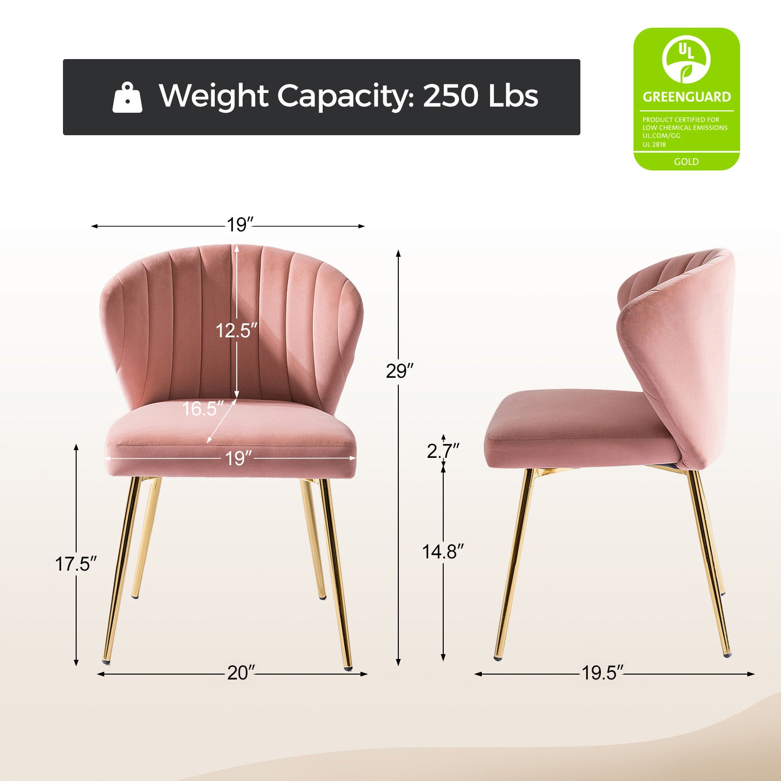Aruna Side Chair Set(Optional Types)