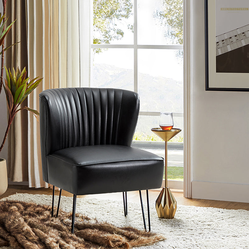 Annabella Vegan Leather Side Chair