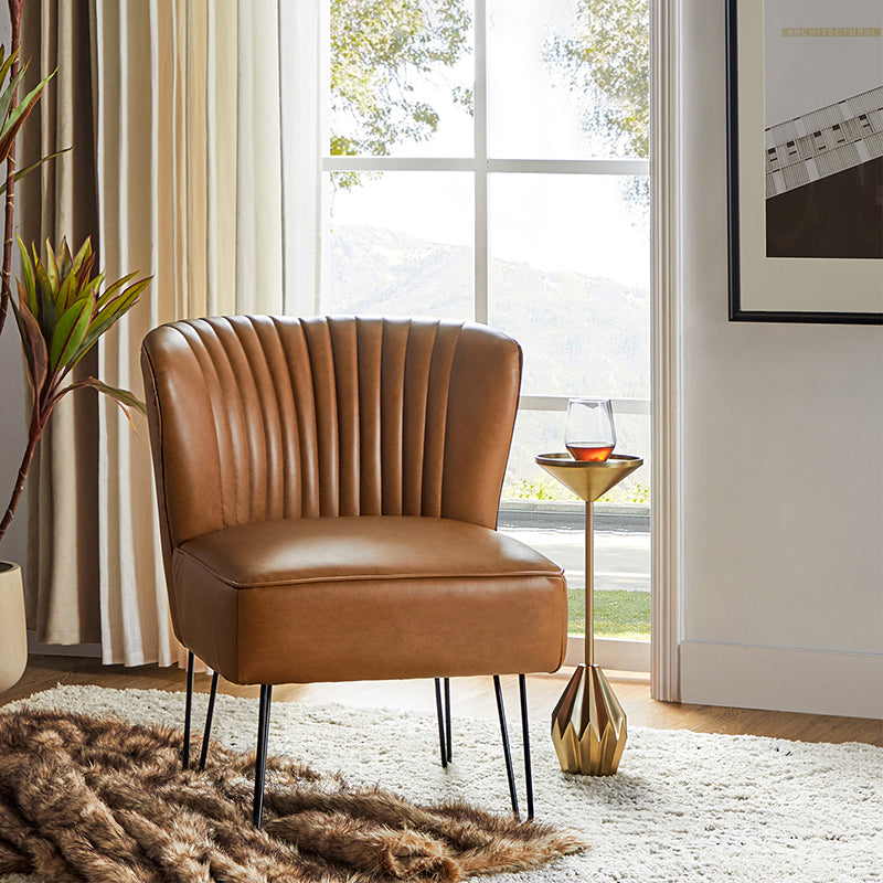 Vegan Leather Chair