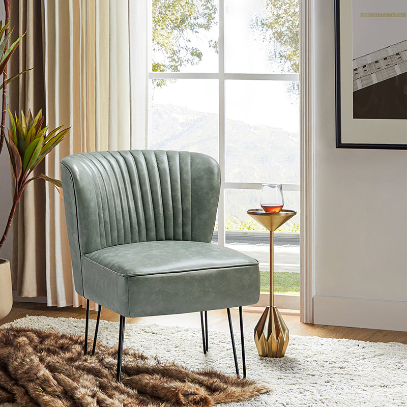 Annabella Vegan Leather Side Chair