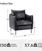 Felix Faux Leather Armchair