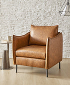 Felix Faux Leather Armchair