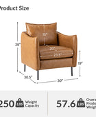 Felix Faux Leather Armchair