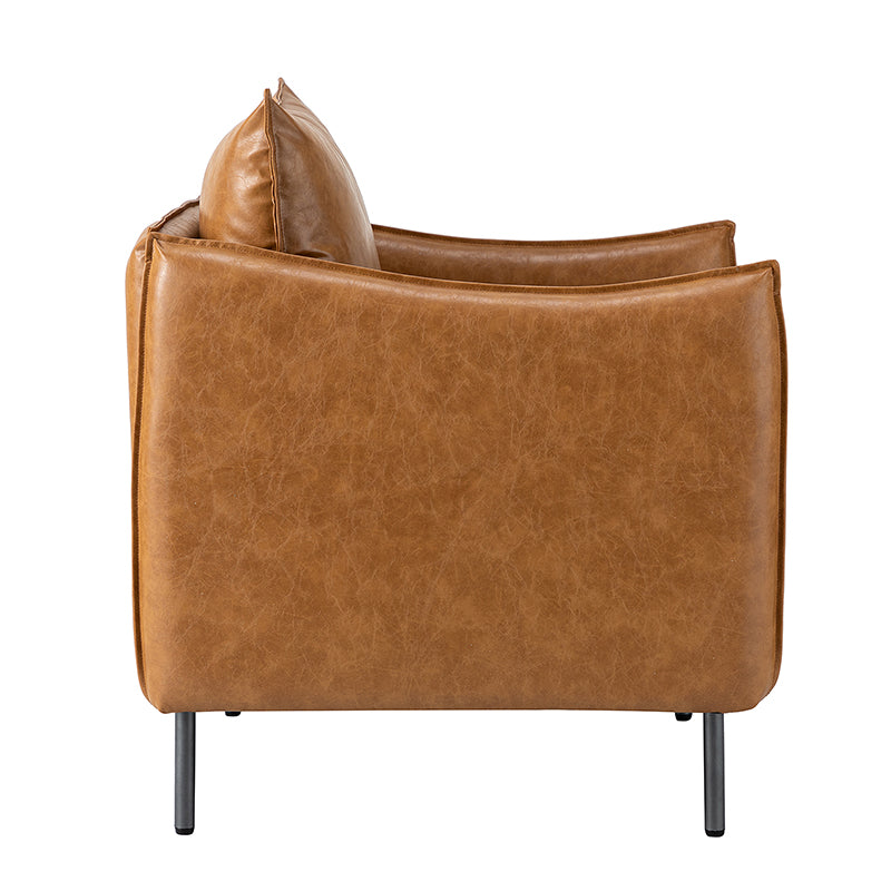 Felix Faux Leather Armchair