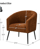 Gregory Modern Boucle Armchair