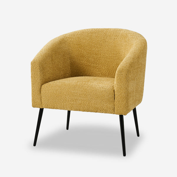 Modern Boucle Armchair