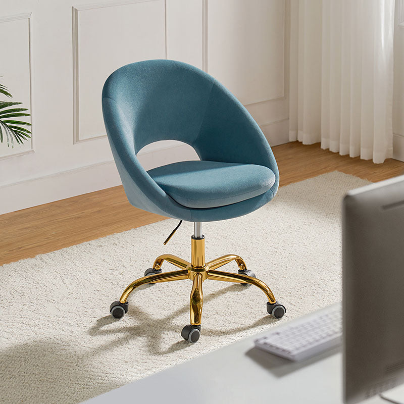 Ramona Velvet Upholstered Office Chair