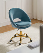 Ramona Velvet Upholstered Office Chair