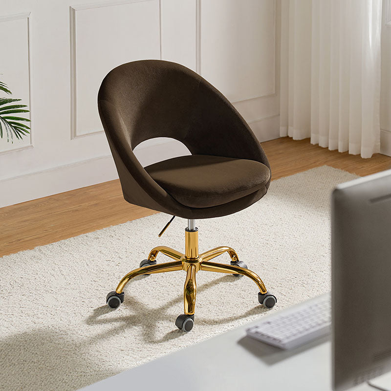 Ramona Velvet Upholstered Office Chair