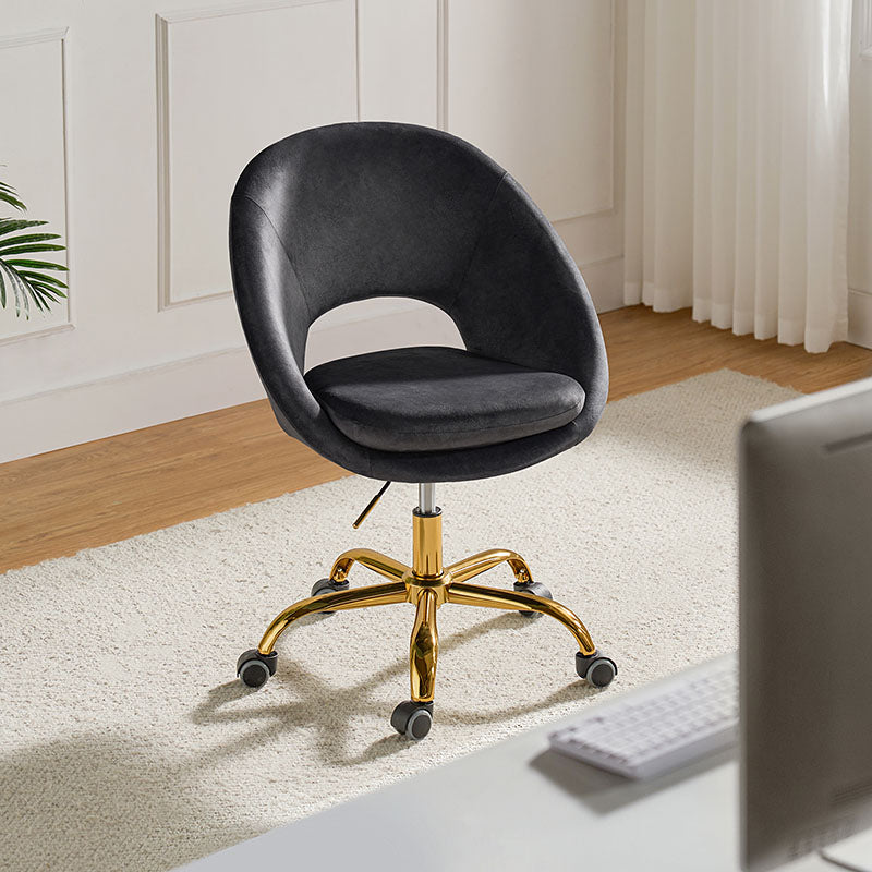 Ramona Velvet Upholstered Office Chair