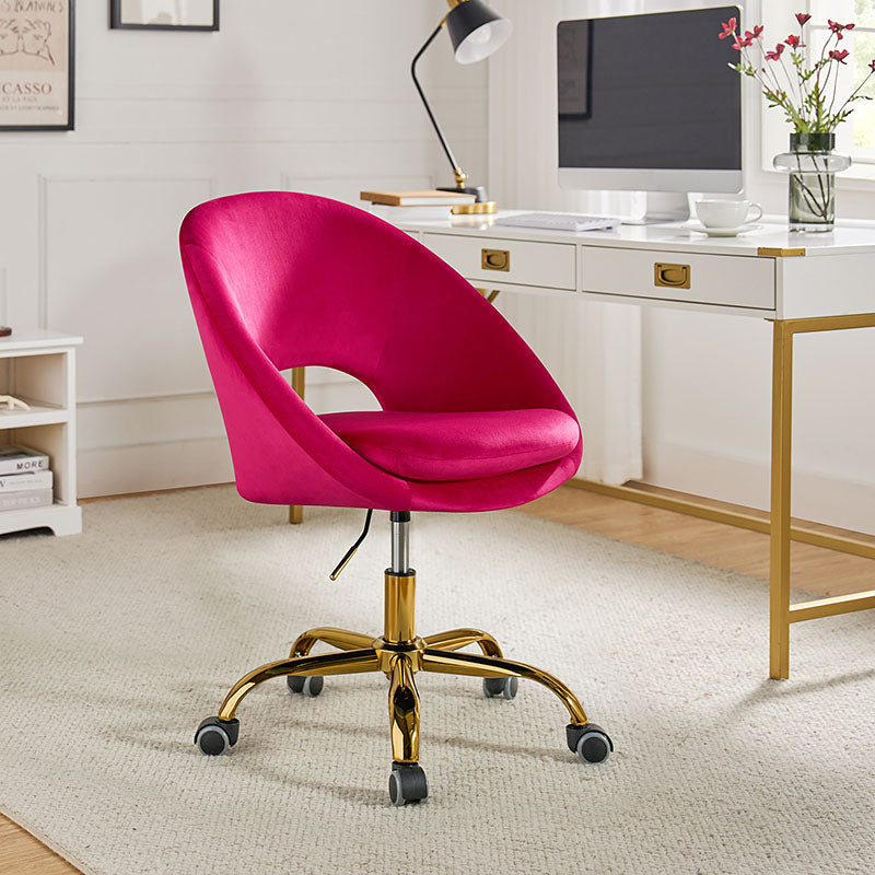 Ramona Velvet Upholstered Office Chair