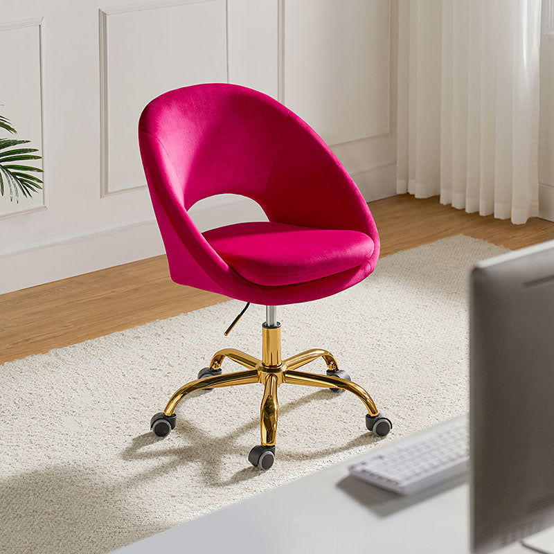 Ramona Velvet Upholstered Office Chair