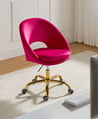 Ramona Velvet Upholstered Office Chair