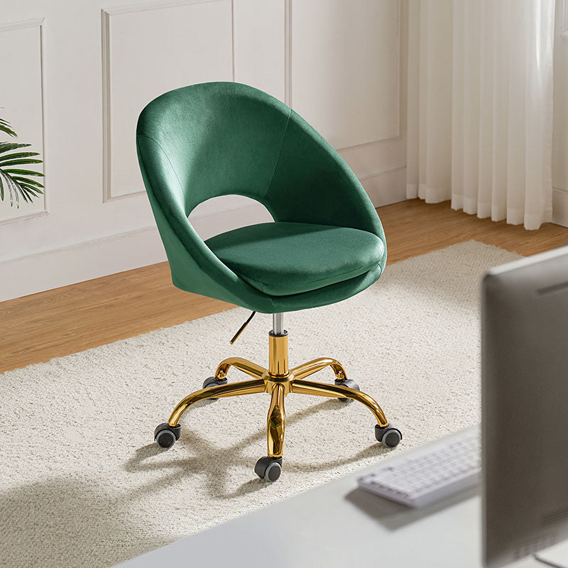 Ramona Velvet Upholstered Office Chair