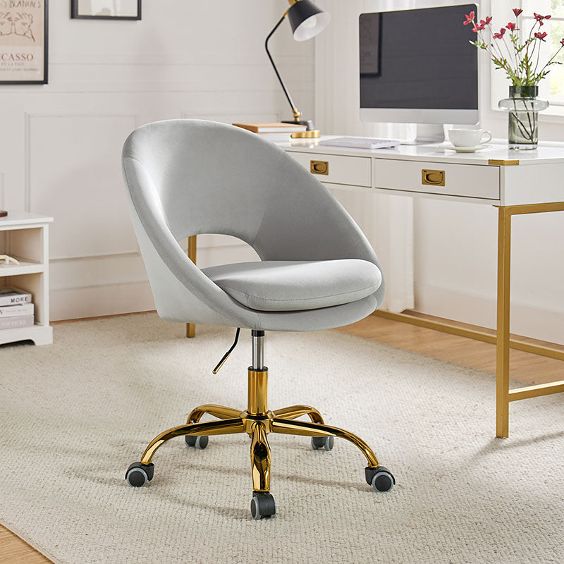 Ramona Velvet Upholstered Office Chair