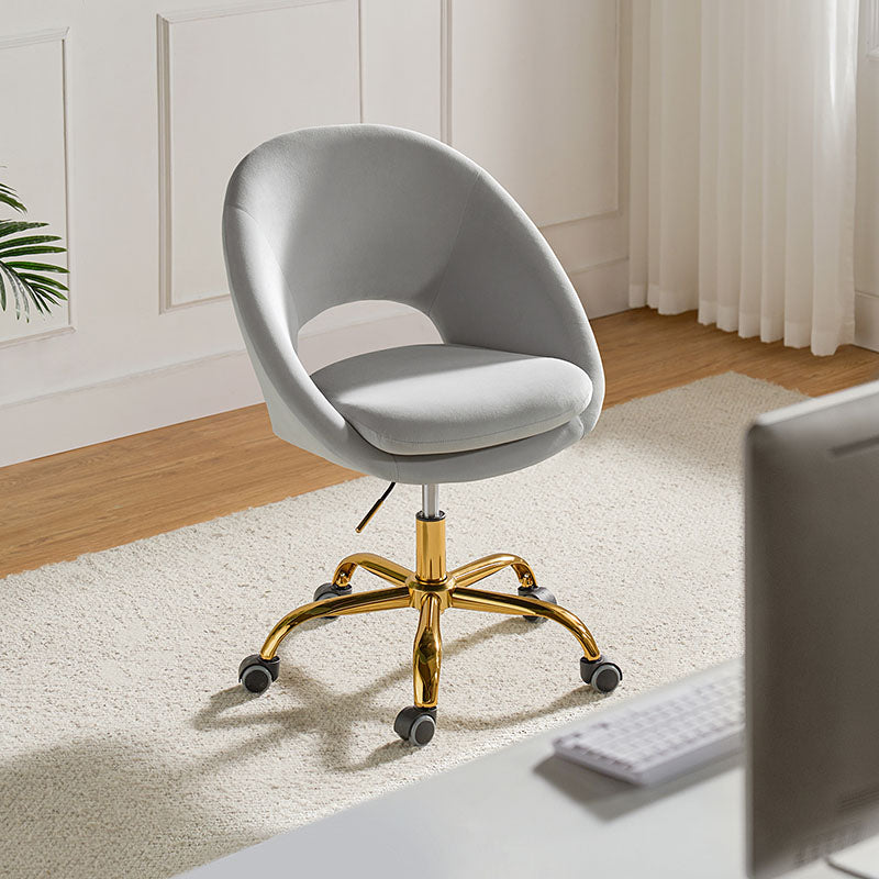 Ramona Velvet Upholstered Office Chair