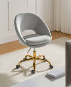 Ramona Velvet Upholstered Office Chair