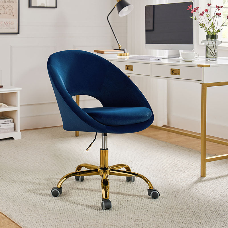 Ramona Velvet Upholstered Office Chair