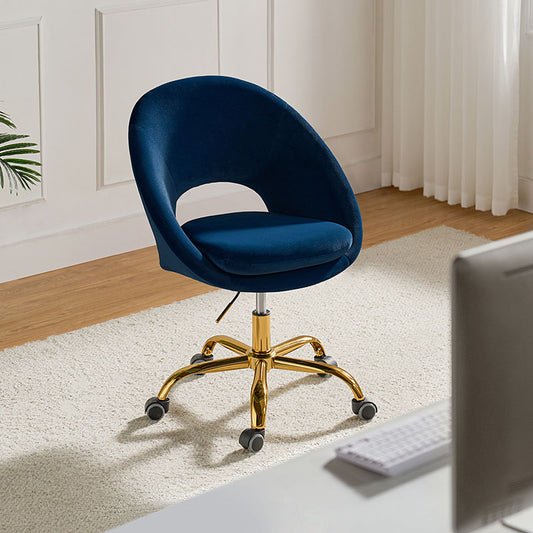 Ramona Velvet Upholstered Office Chair