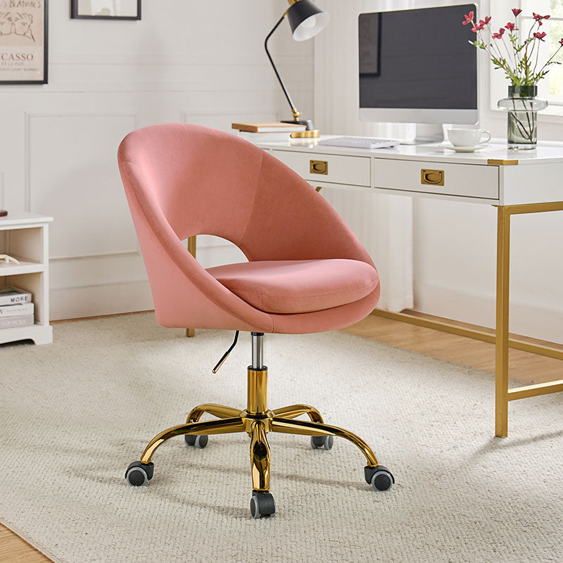 Ramona Velvet Upholstered Office Chair