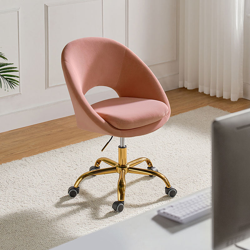 Ramona Velvet Upholstered Office Chair