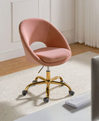 Ramona Velvet Upholstered Office Chair