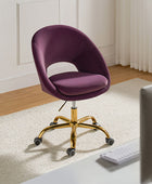 Ramona Velvet Upholstered Office Chair