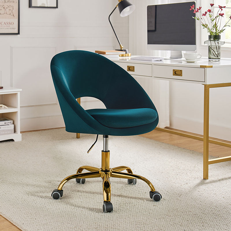 Ramona Velvet Upholstered Office Chair