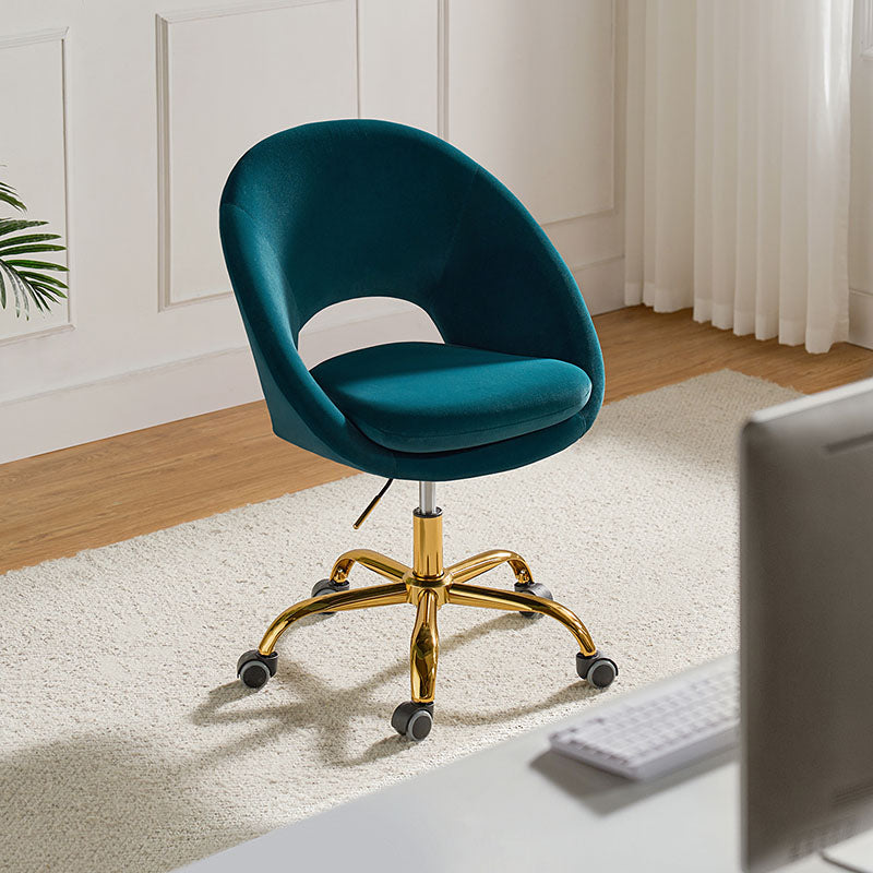 Ramona Velvet Upholstered Office Chair