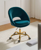 Ramona Velvet Upholstered Office Chair