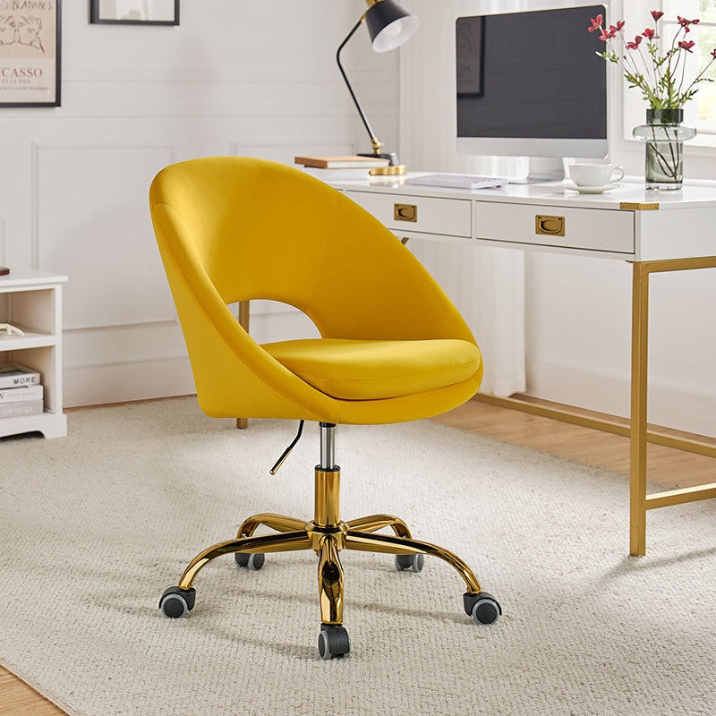 Ramona Velvet Upholstered Office Chair