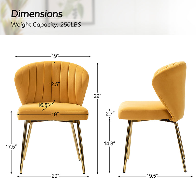 Aruna Velvet Dining Chair