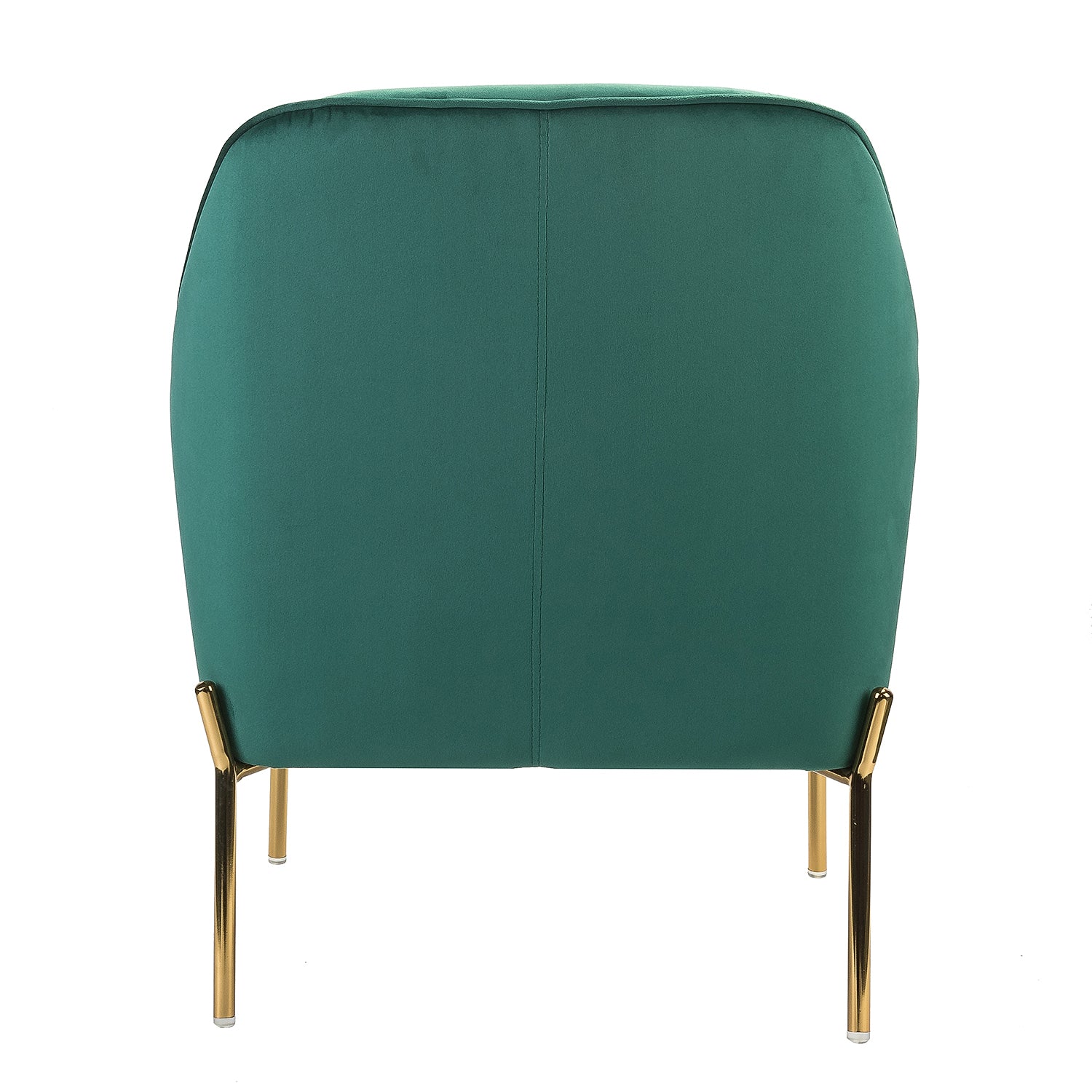 Marina 26" Wide Contemporary Velvet Armchair with Recessed Arms