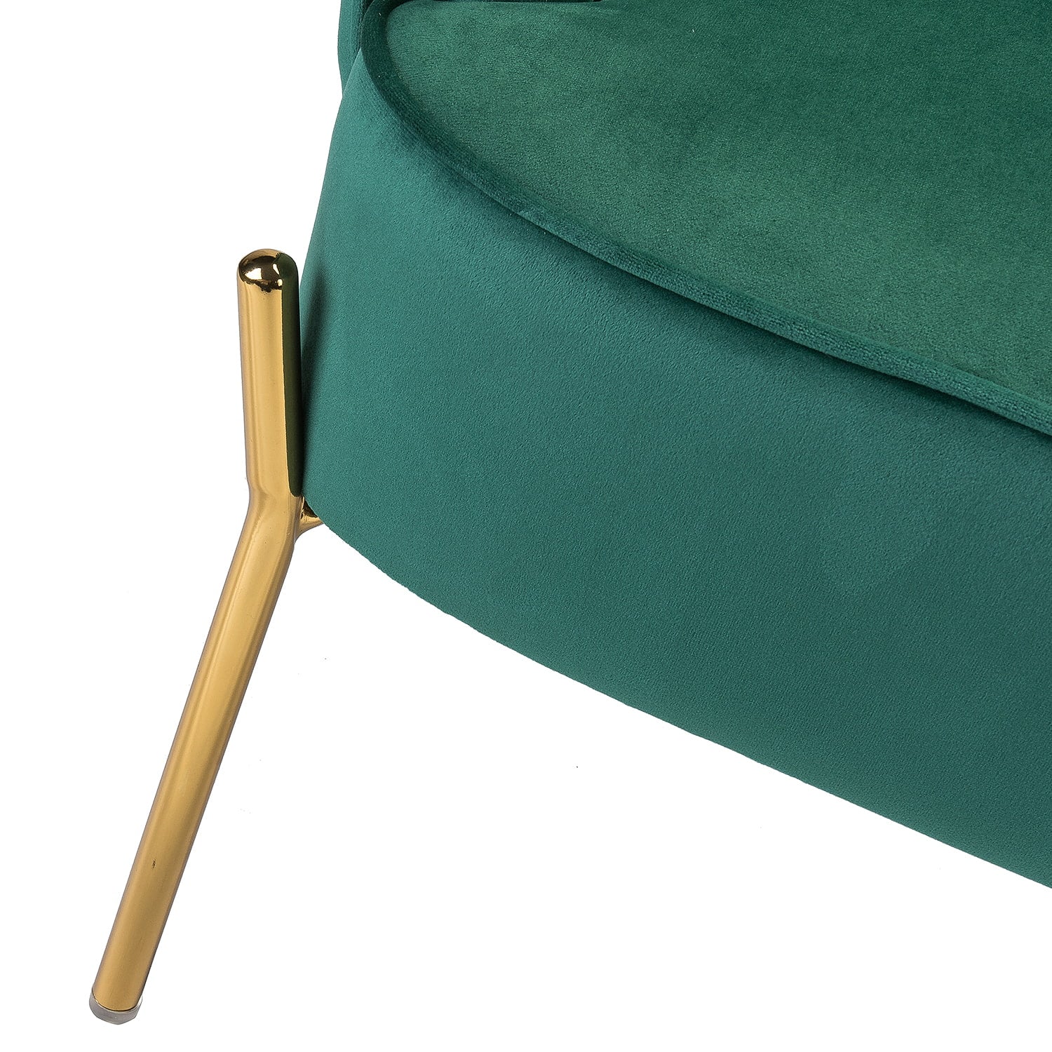 Marina 26" Wide Contemporary Velvet Armchair with Recessed Arms