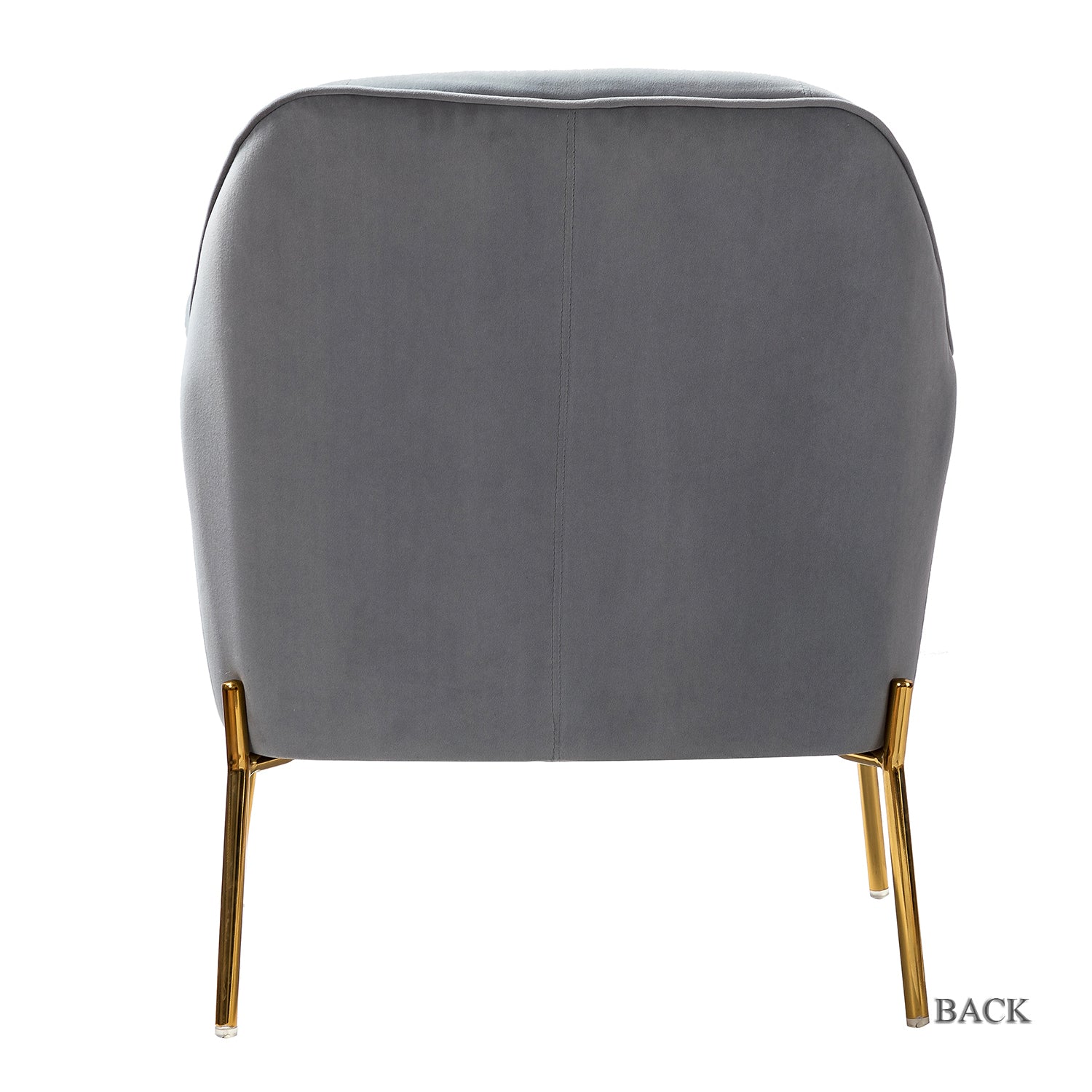 Marina 26" Wide Contemporary Velvet Armchair with Recessed Arms