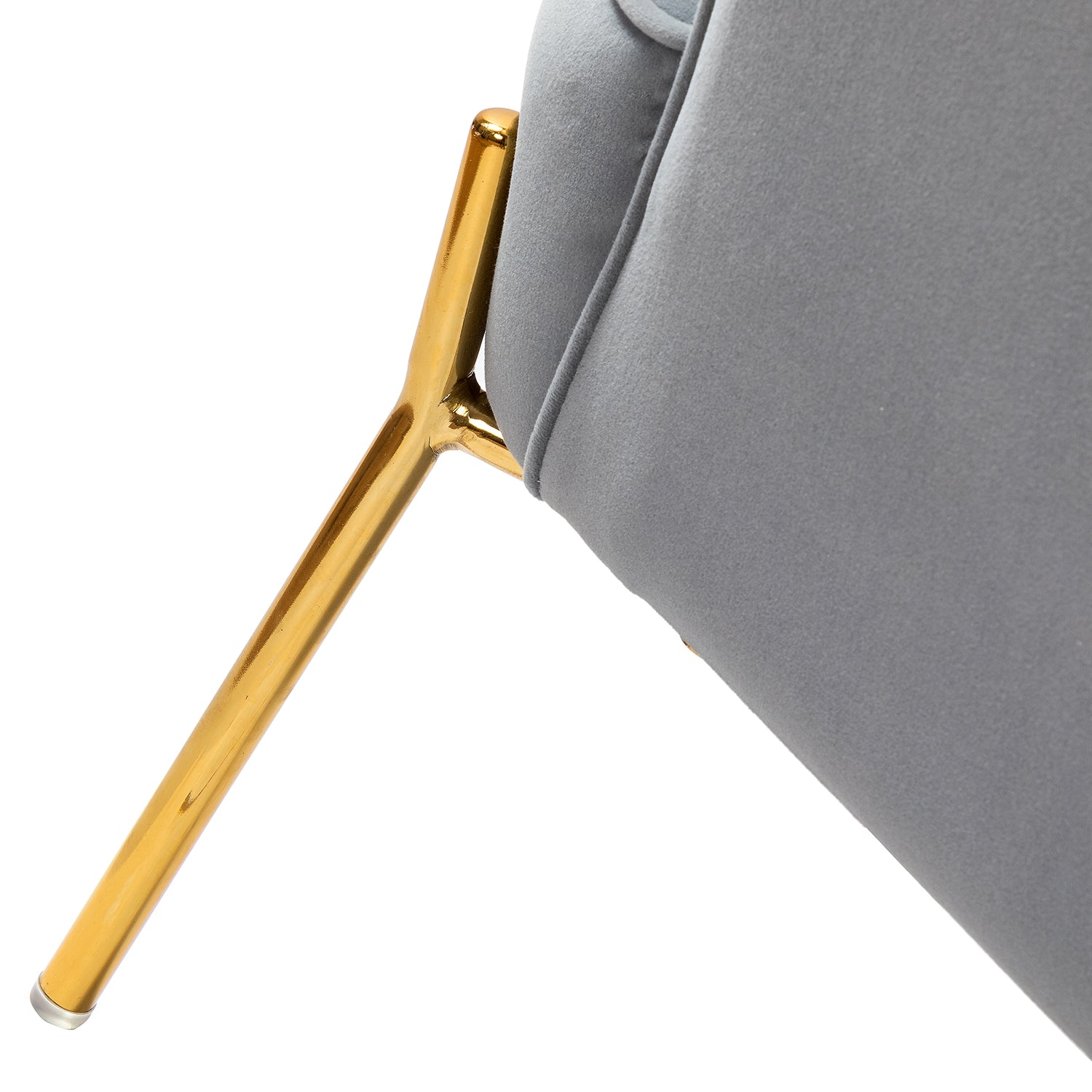 Marina 26" Wide Contemporary Velvet Armchair with Recessed Arms