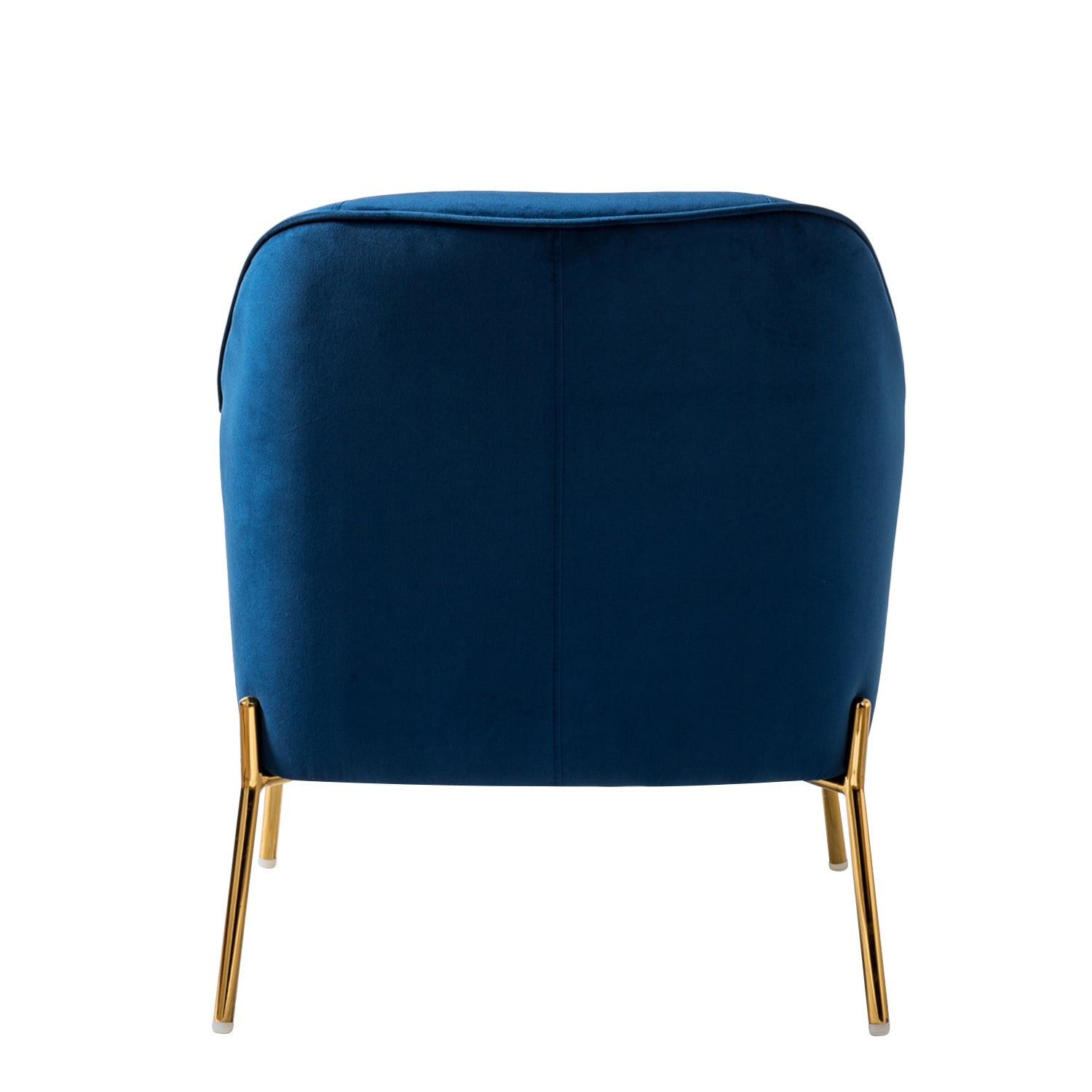 Marina 26" Wide Contemporary Velvet Armchair with Recessed Arms