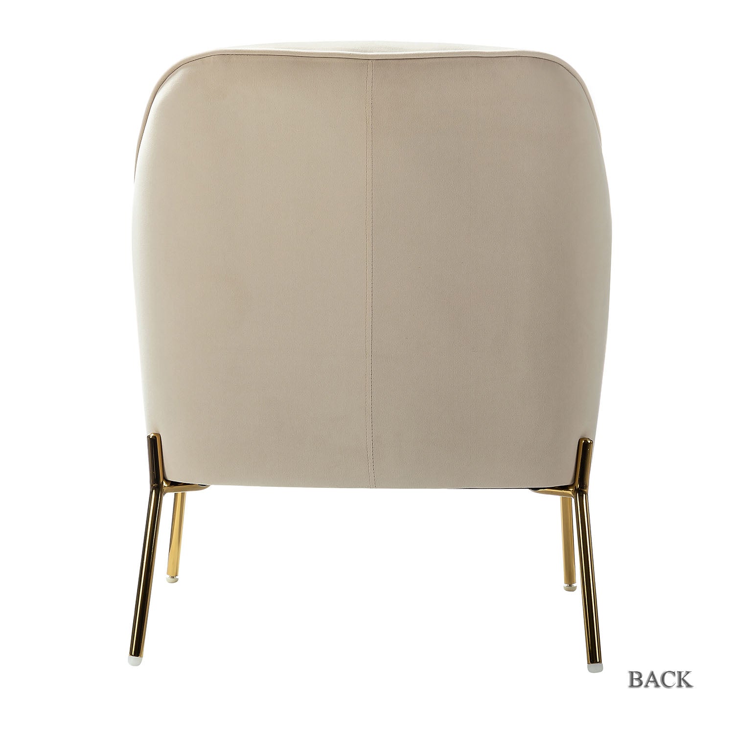 Marina 26" Wide Contemporary Velvet Armchair with Recessed Arms