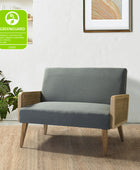 Sybil Rattan Armed Loveseat
