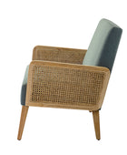 Sybil Rattan Armed Loveseat