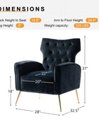 Amira Tufted Velvet Armchair