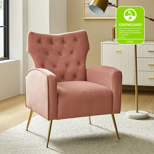 Amira Tufted Velvet Armchair