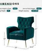 Amira Tufted Velvet Armchair