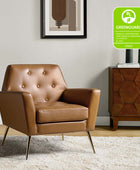 Raelynn Vegan Leather Armchair