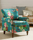 Artemisa Modern Floral Pattern Upholstered Armchair