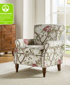 Artemisa Modern Floral Pattern Upholstered Armchair