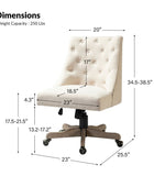 Estelle Upholstered Tufted Office Chair