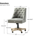 Estelle Upholstered Tufted Office Chair