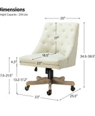 Estelle Upholstered Tufted Office Chair