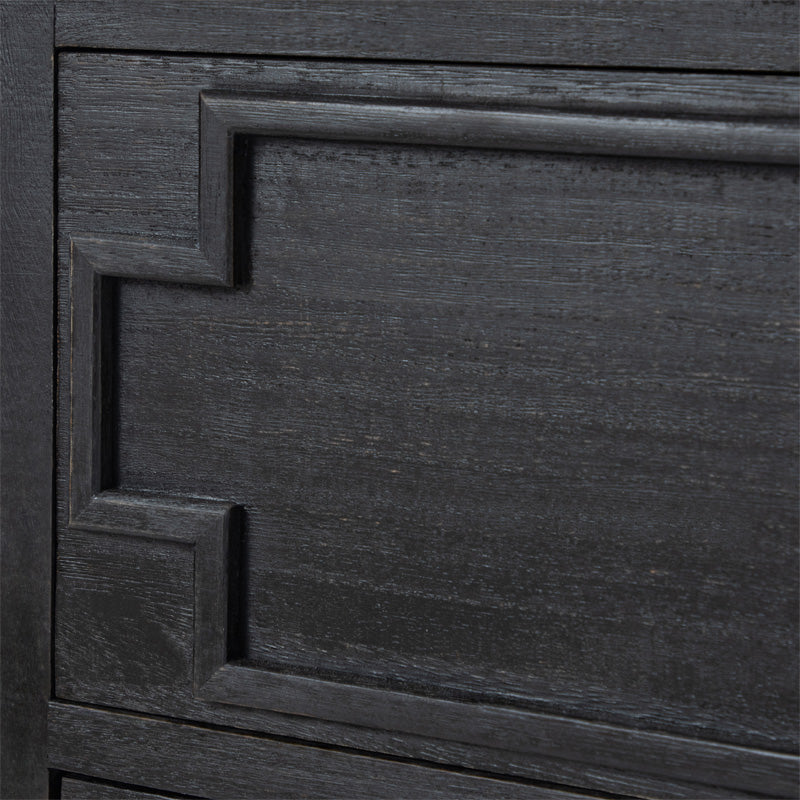 Joah 28"Tall Farmhouse 2-Drawer End Table with Built-in Charging